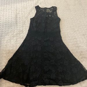 Black lace dress